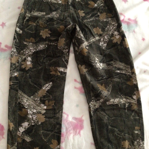 Camouflage Style Wide Leg Jeans - Picture 2 of 2